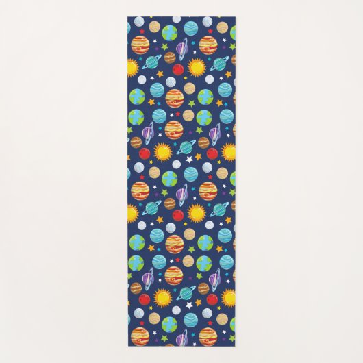 Raummuster, Planeten, Sterne, Kosmos, Galaxie Yogamatte (Vorderseite)