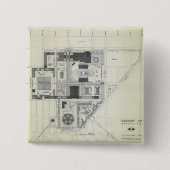 Raumnädel-Luftkonzept Zeichnend Button (Vorderseite)