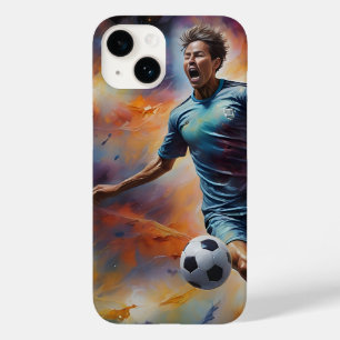 Raumnebel Fußball-Shot Case-Mate iPhone 14 Hülle