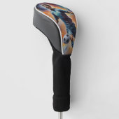 Raumnebel Fußball-Shot Golf Headcover (angewinkelt)