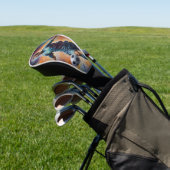 Raumnebel Fußball-Shot Golf Headcover (In SItu)