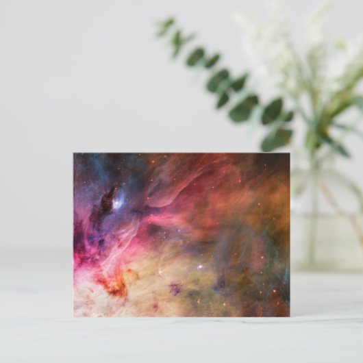 Raumnebel Postkarte (Stehend Vorderseite)