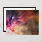 Raumnebel Postkarte (Vorne/Hinten)