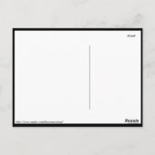 Raumnebel Postkarte (Rückseite)