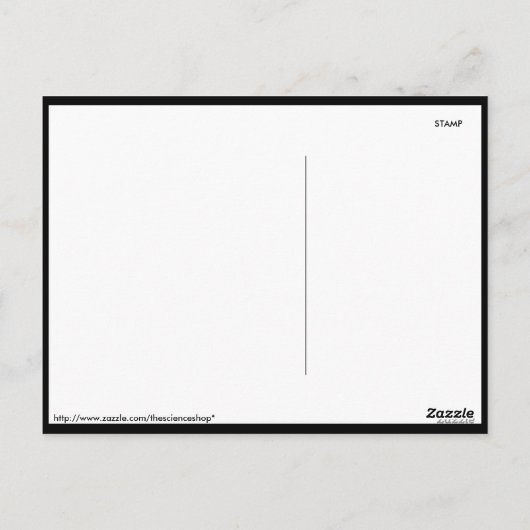 Raumnebel Postkarte (Rückseite)