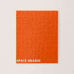 Raumorange Puzzle<br><div class="desc">Zeigen Sie Ihre Farben mit Stolz!  Überhaupt geträumt vom Werden ein Astronaut? Dann sollte dieses Sie in Kontakt mit Ihrem Traum für diesen Schatten der internationalen Orange glauben lassen ist die Farbe der Astronauten-Anzüge.</div>