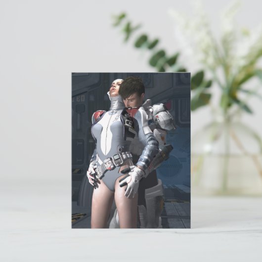 Raumpaare Postkarte (Stehend Vorderseite)