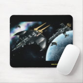 Raumpatrouille cooler mousepad Entwurf (Mit Mouse)