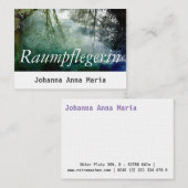 Raumpflege Visitenkarten Visitenkarte (Vorne/Hinten)