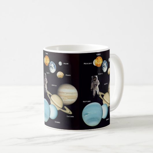 Raumplaner Tasse Astronaut (VorderseiteRechts)