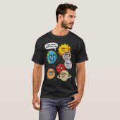 Raumplanets Astronomie T-Shirt (Vorne ganz)