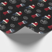 Raumpolizeikasten-Entwurfs-Packpapier Geschenkpapier (Ecke)