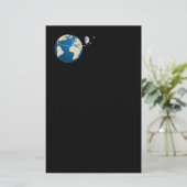 Raumrakete Briefpapier (Stehend Vorderseite)