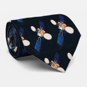 Raumsatellit Krawatte (Gerollt)