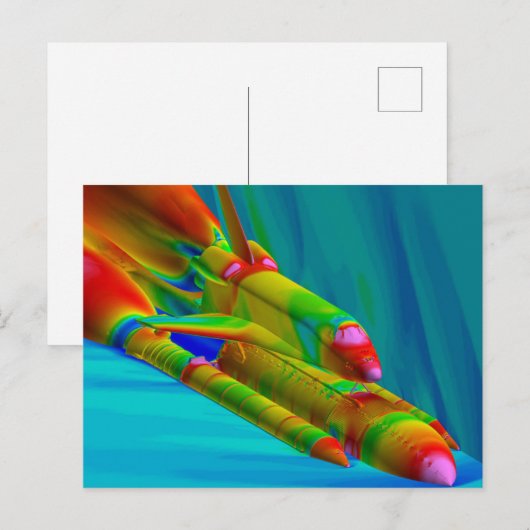 RAUMSCHALTFLÄCHE POSTKARTE (Vorne/Hinten)