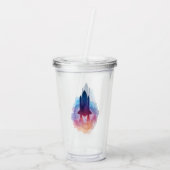 Raumschiff Acryltrinkbecher (Rückseite)