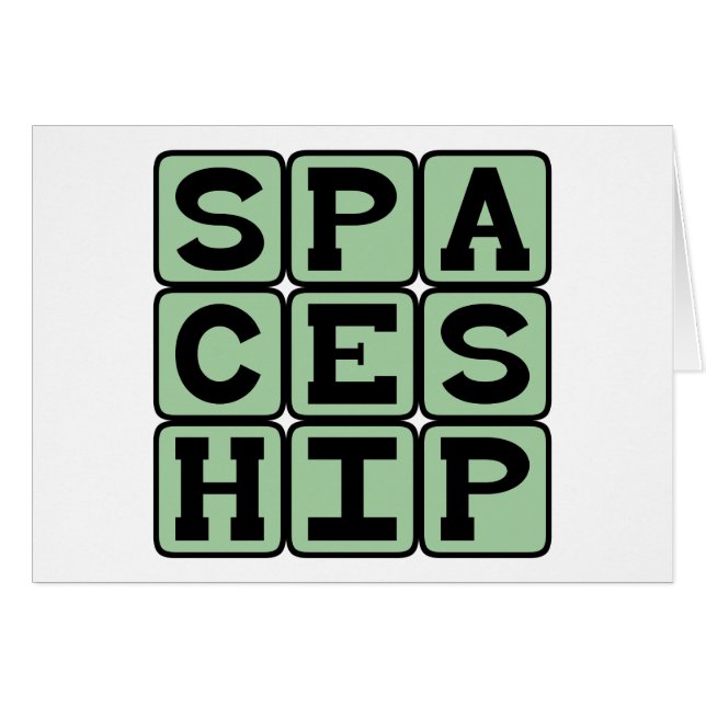 Raumschiff, Alien Schiff (Vorderseite (Horizontal))