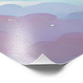 Raumschiff am Himmel Fotodruck (Ecke)