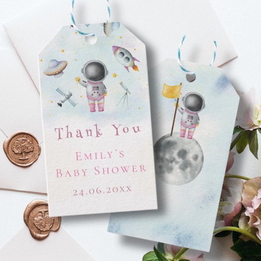 Raumschiff Astronaut rosa Raketengalaxie Schiff St Geschenkanhänger