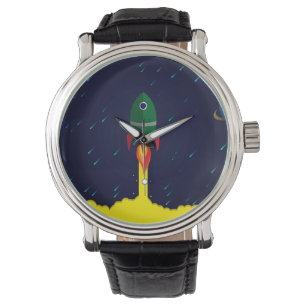 Raumschiff-Astronautin Armbanduhr
