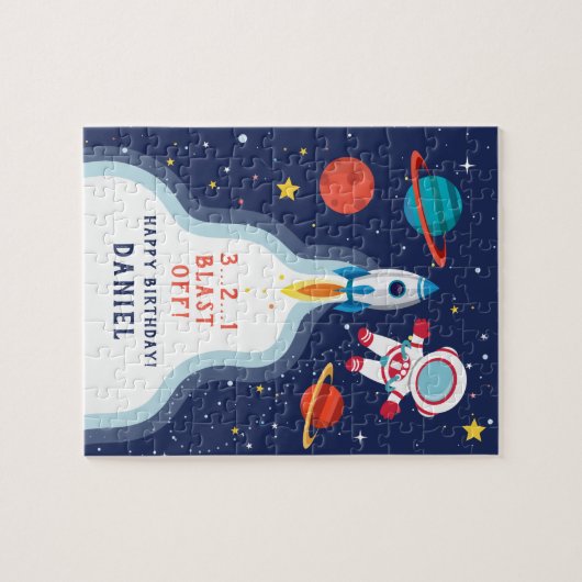 Raumschiff Astronautin Jigsaw Puzzle (Horizontal)