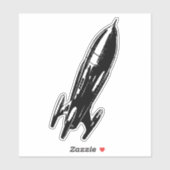 Raumschiff Aufkleber (Blatt)