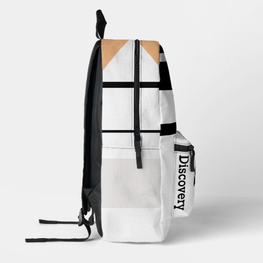 Raumschiff Bedruckter Rucksack (Links)