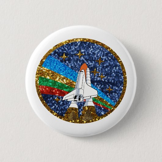 Raumschiff Button (Vorderseite)