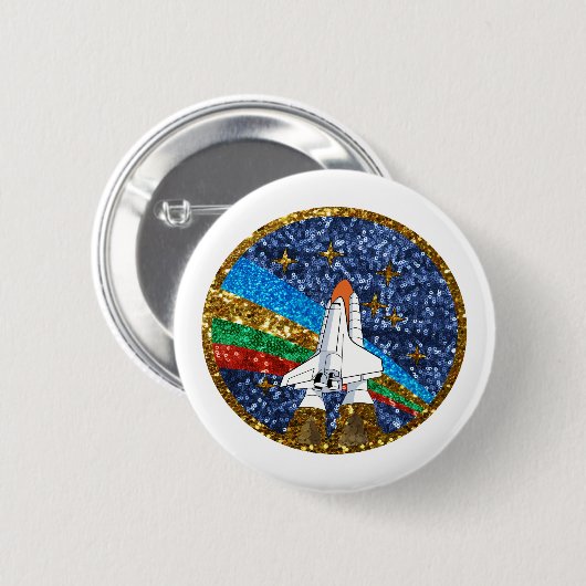 Raumschiff Button (Vorne & Hinten)