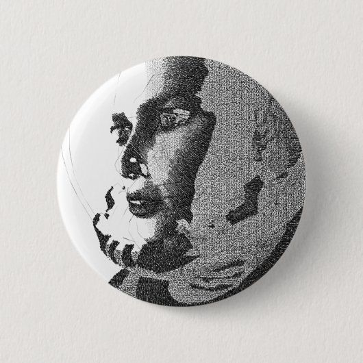 Raumschiff Button (Vorderseite)