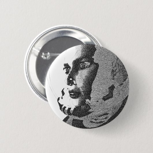 Raumschiff Button (Vorne & Hinten)