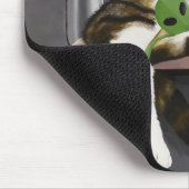 Raumschiff Cat Sc-Fi Niedlich Mousepad (Ecke)
