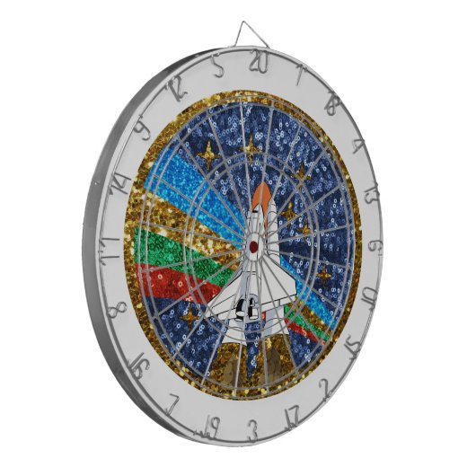 Raumschiff Dartscheibe (Vorderseite Links)