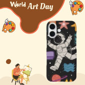 Raumschiff-Doodle Case-Mate iPhone Hülle