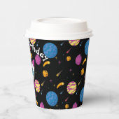 Raumschiff durch Galaxie Pappbecher (Links)