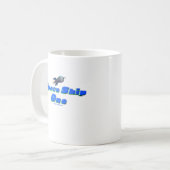 Raumschiff Eine weiße Tasse (Vorderseite Links)