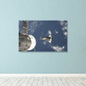 Raumschiff-Endeavour 18 Leinwanddruck (Insitu (Holzboden))