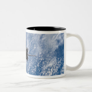 Raumschiff-Endeavour 18 Zweifarbige Tasse