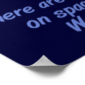 Raumschiff Erde, Umwelt Poster (Ecke)