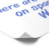 Raumschiff Erde, Umwelt Poster (Ecke)