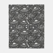 Raumschiff Fleecedecke (Vorderseite)