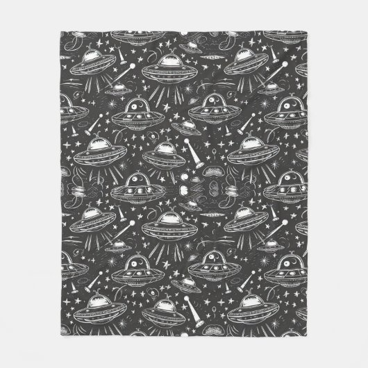 Raumschiff Fleecedecke (Vorderseite)