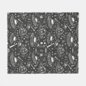 Raumschiff Fleecedecke (Vorderseite (Horizontal))