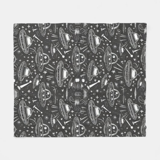 Raumschiff Fleecedecke (Vorderseite (Horizontal))