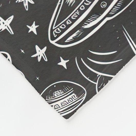 Raumschiff Fleecedecke (Ecke)