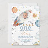 Raumschiff Foto Erster Rundgang durch die Sonne Ge Einladung (Vorderseite)