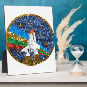 Raumschiff Fotoplatte (Seite)