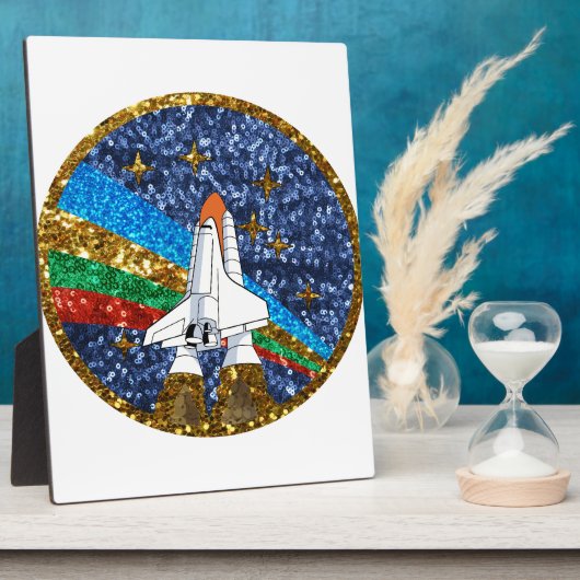 Raumschiff Fotoplatte (Seite)