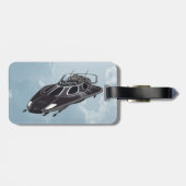 Raumschiff Gepäckanhänger (Rückseite horizontal)