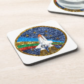 Raumschiff Getränkeuntersetzer (Linke Seite)